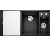 Кухонная мойка Blanco AXIA III 6 S (черный, чаша справа, доска стекло)