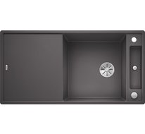 Кухонная мойка Blanco Axia III XL 6 S (темная скала, доска стекло, с клапаном-автоматом InFino®)