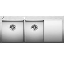 Кухонная мойка Blanco Claron 8 S-IF/А (левая, зеркальная полировка, с клапаном-автоматом)