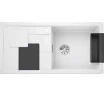Кухонная мойка Blanco Sity XL 6 S (белый, лава, с отводной арматурой InFino)