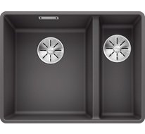 Кухонная мойка Blanco Subline 340/160-F (темная скала, с отводной арматурой InFino®)