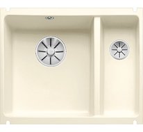 Кухонная мойка Blanco Subline 350/150-U керамика (глянцевый магнолия, с отводной арматурой InFino®)