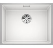 Кухонная мойка Blanco Subline 500-IF SteelFrame (белый, с отводной арматурой InFino®)