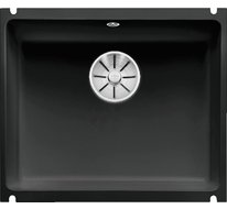 Кухонная мойка Blanco Subline 500-U керамика (черный, с отводной арматурой InFino®)